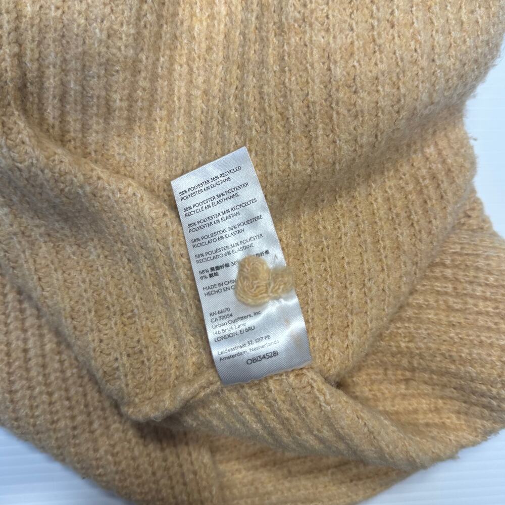 Pilcro Anthropologie Cowl Neck Tunic Sweater Honey Beige Women’s Small Neutral - Picture 16 of 16